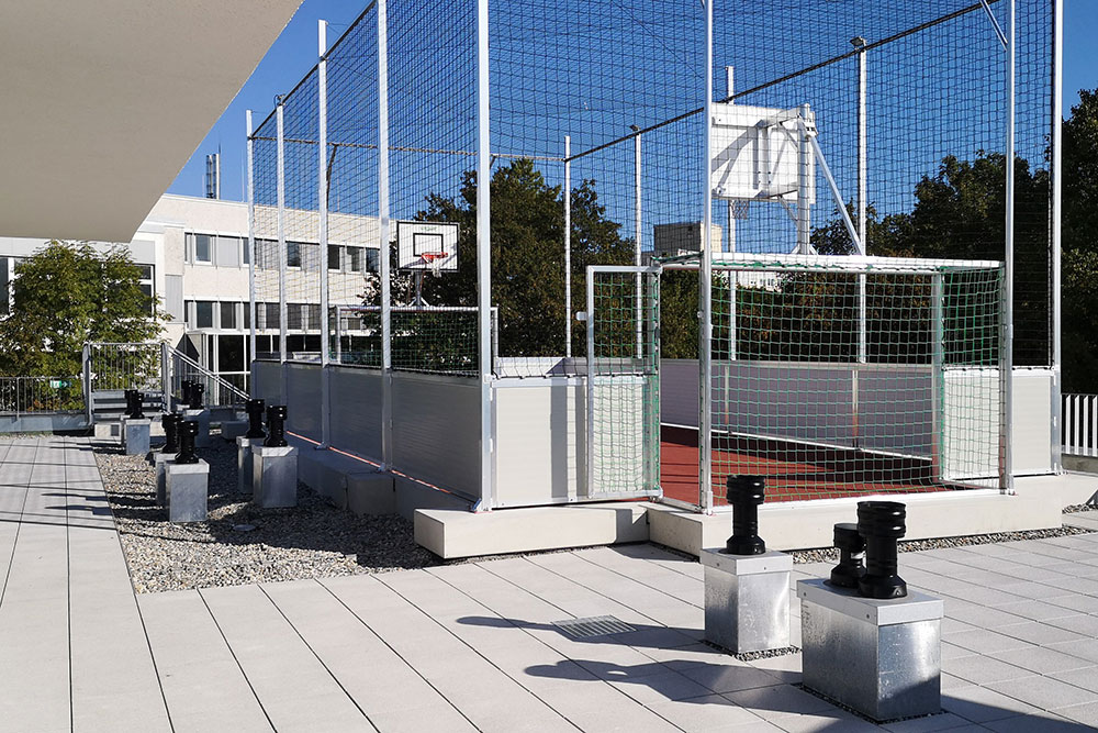Apartmentanlage Wohnheim in Schwäbisch Hall mit Sportfeld Apartmentanlage Wohnheim in Schwäbisch Hall mit Sportfeld